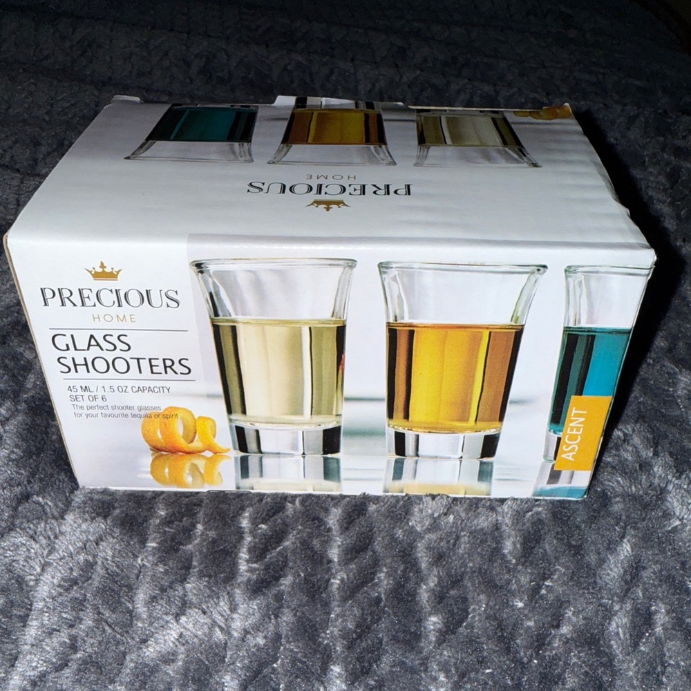 Glass Shooters Set Of 6